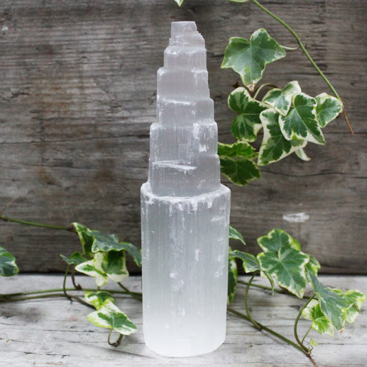 Selenite Tower - 20 cm