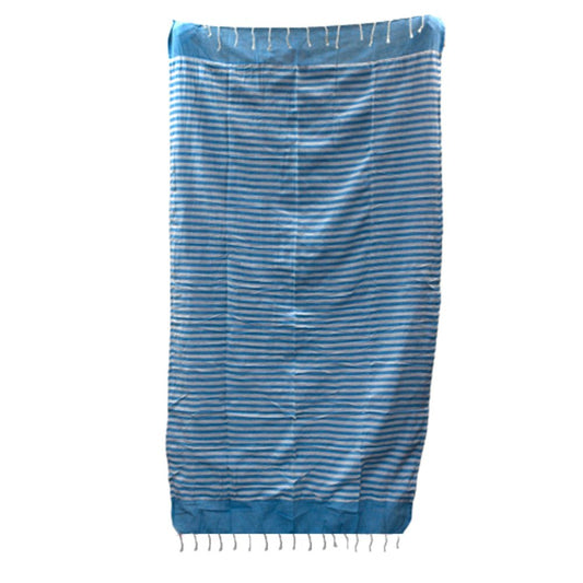Cotton Pario Throw - 100180 cm - Sky Blue
