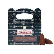 Satya Backflow Dhoop Incense Cones - Palo Santo (24pcs)
