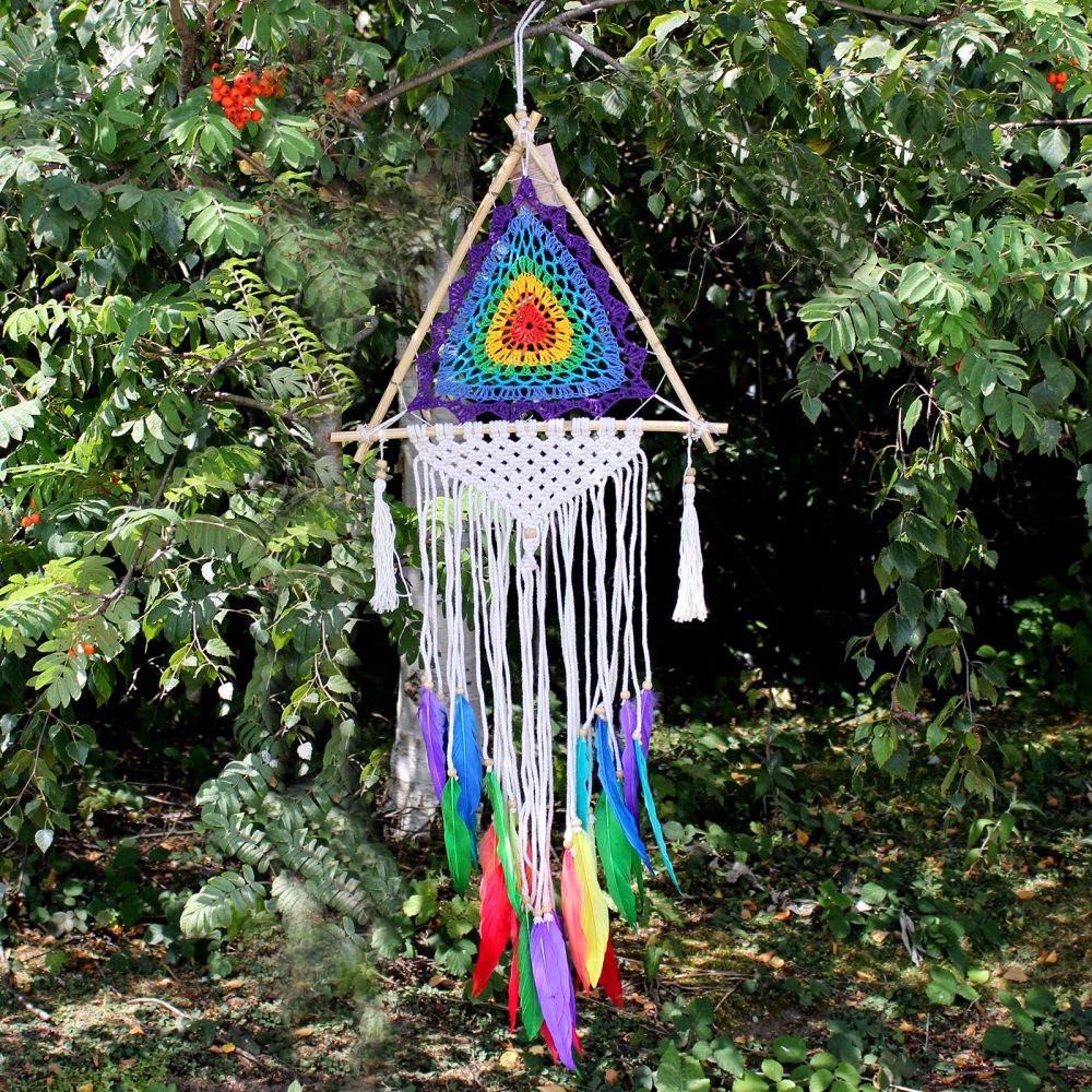 Multi Pyramid Dreamcatcher (Medium)