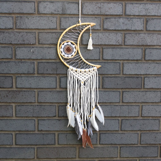 Macrame Moon Protection Dream Catcher
