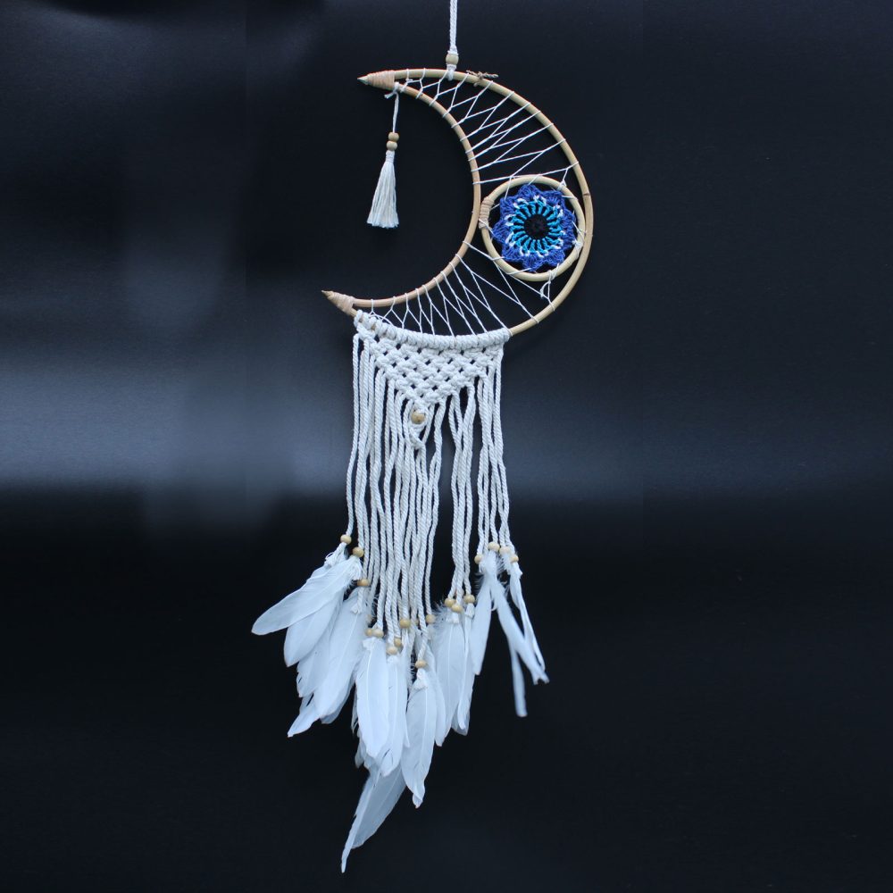 Macrame Moon Protection Dream Catcher