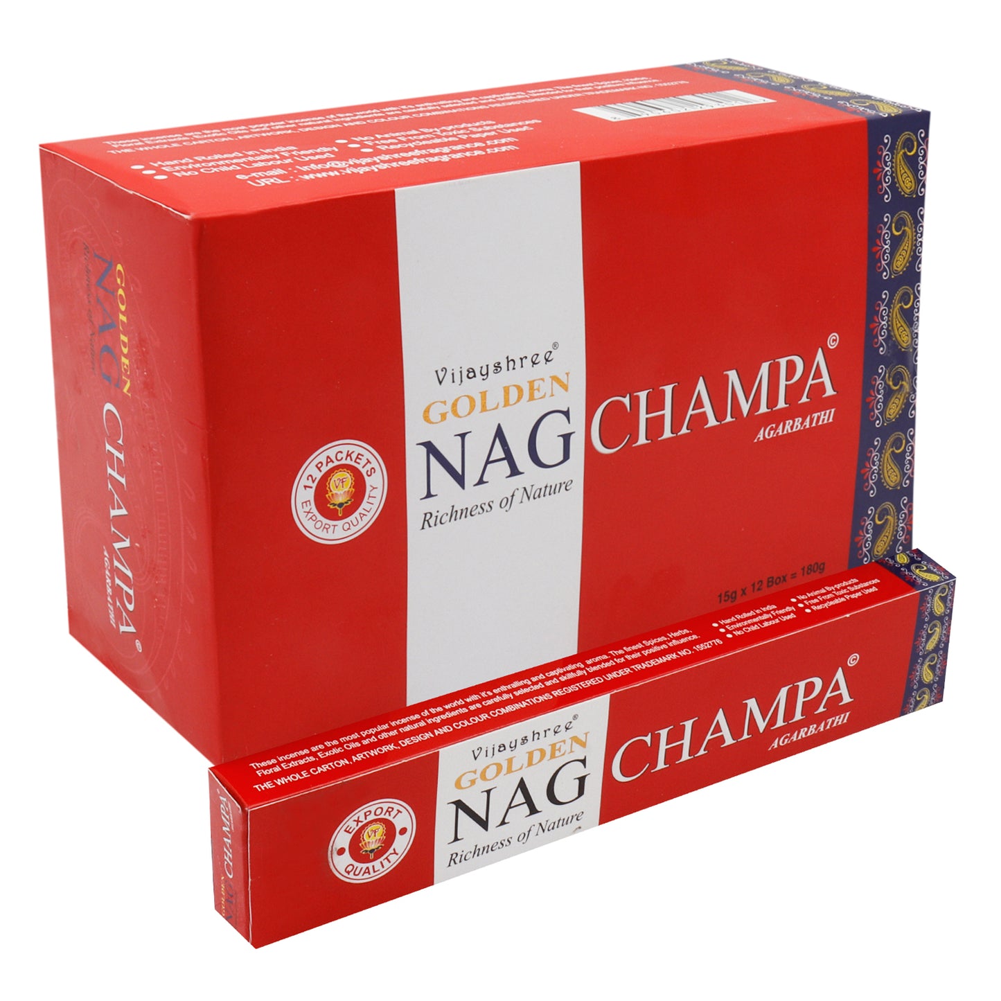 15g Golden Nag - Champa Incense Sticks