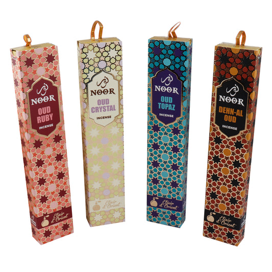 Noor Oud Incense Sticks - Crystal