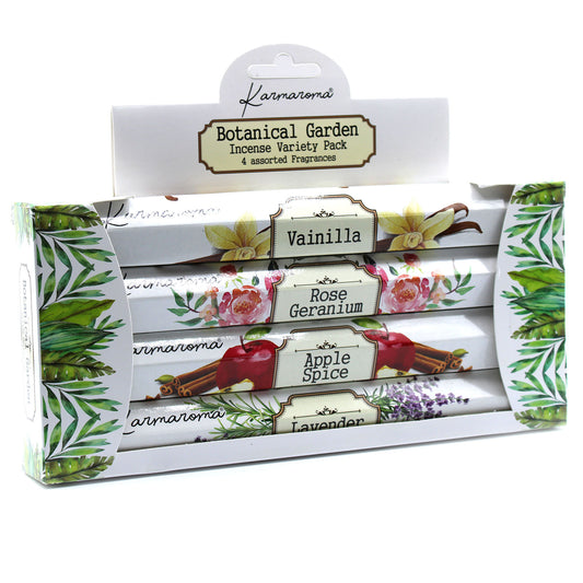 Botanical Garden Incense Gift Set - 4 Assorted Fragrance Sticks