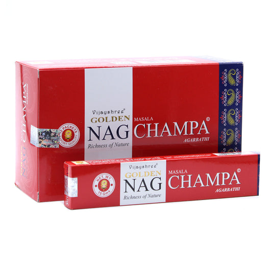 15g Golden Nag - Champa Incense Sticks