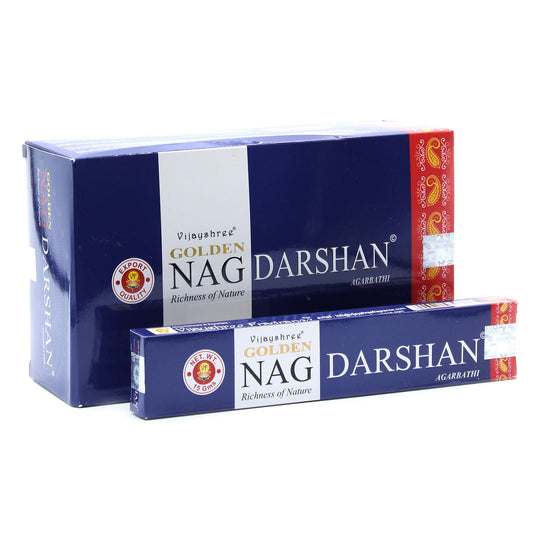 15g Golden Nag - Darshan Incense Sticks