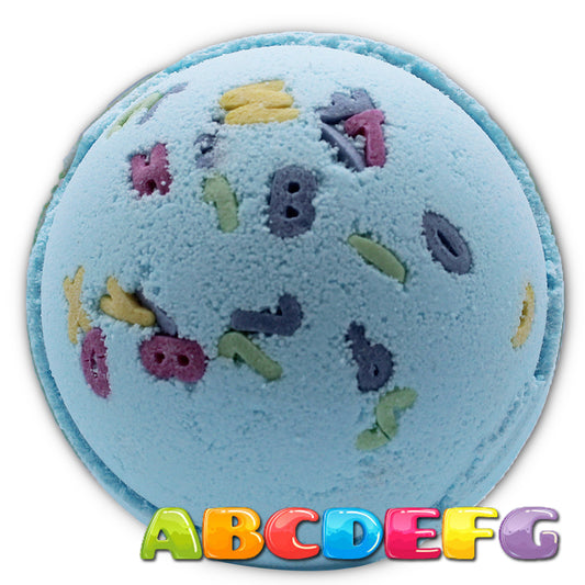 Alphabet Bath Bomb - Pomegranate and Cassis