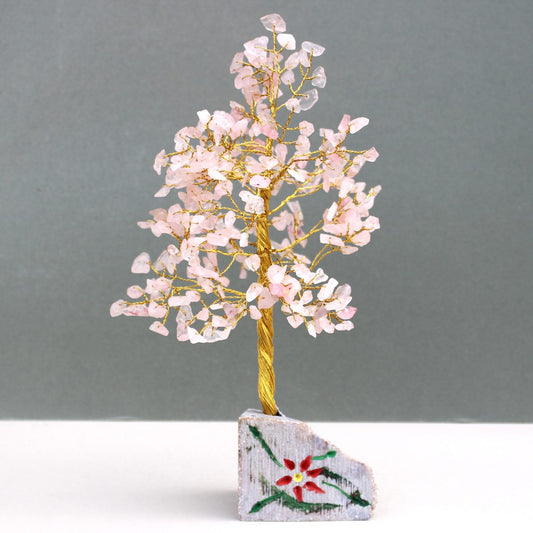 Rose Quartz Crystal Tree - 320 Stone