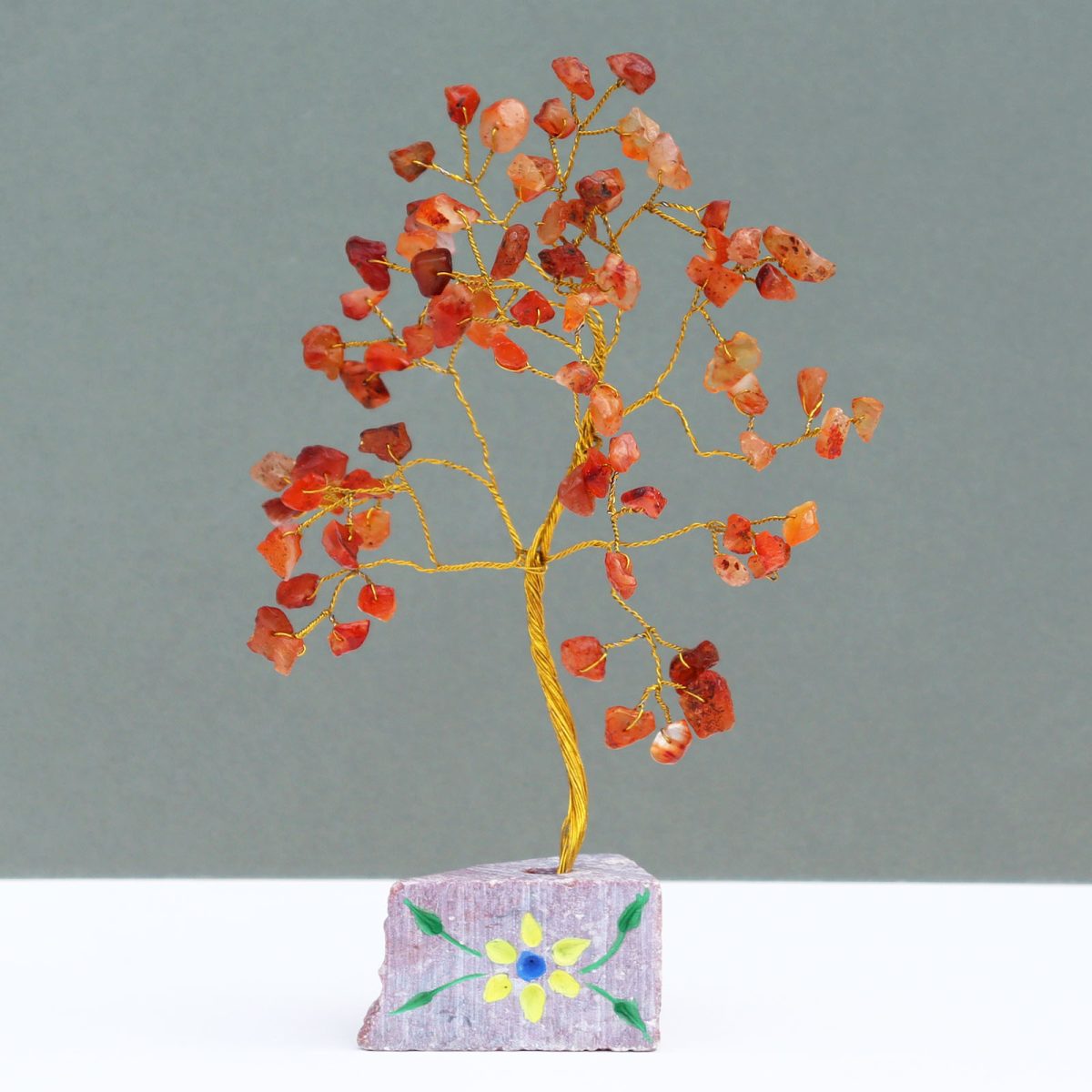 Carnelian Crystal Tree - 80 Stone