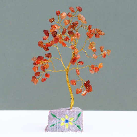 Carnelian Crystal Tree - 80 Stone