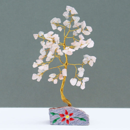 Rose Quartz Crystal Tree - 80 Stone