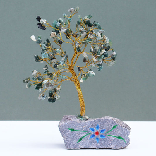 Moss Agate Crystal Tree - 160 Stone