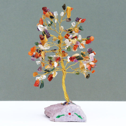 Multi - gem Crystal Tree - 160 Stone