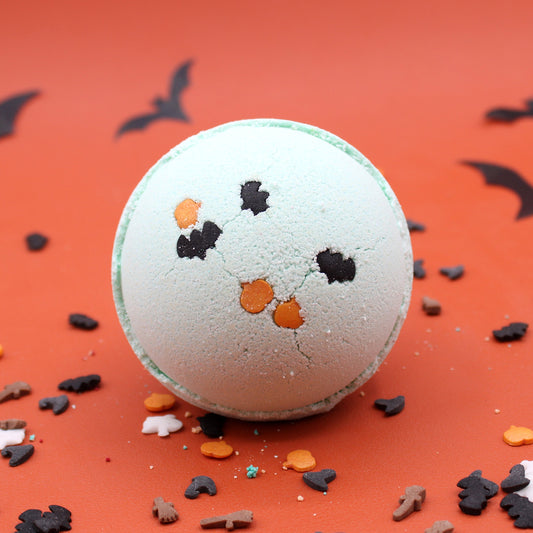 Coconut and Lime Halloween Bath Bomb