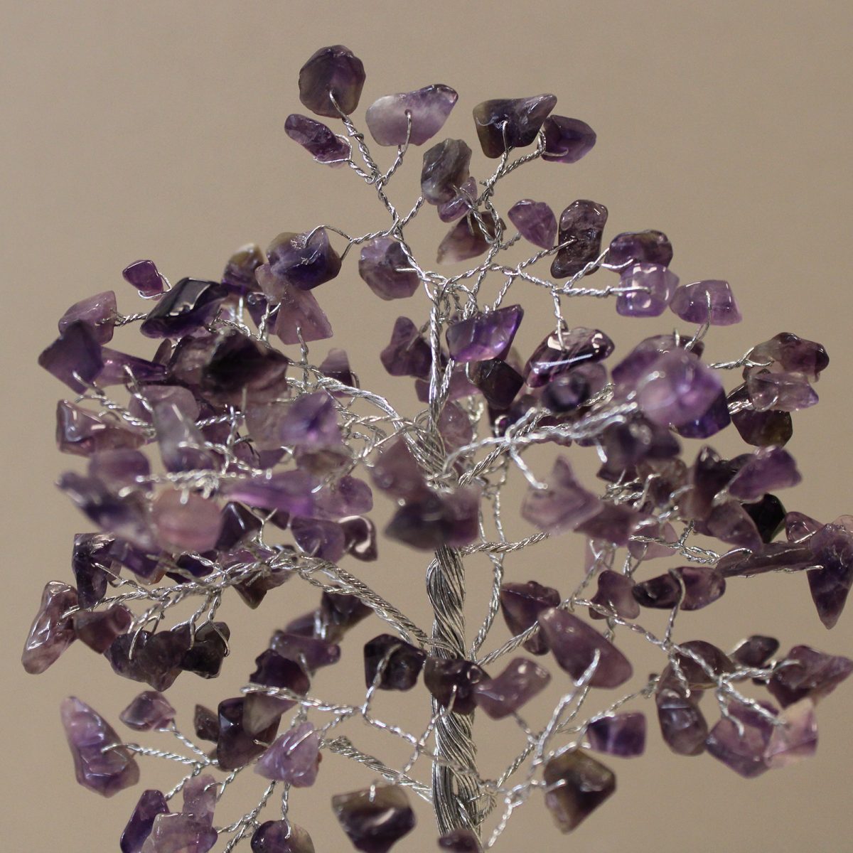 Amethyst Gemstone Tree with Organite Base - 160 Stone
