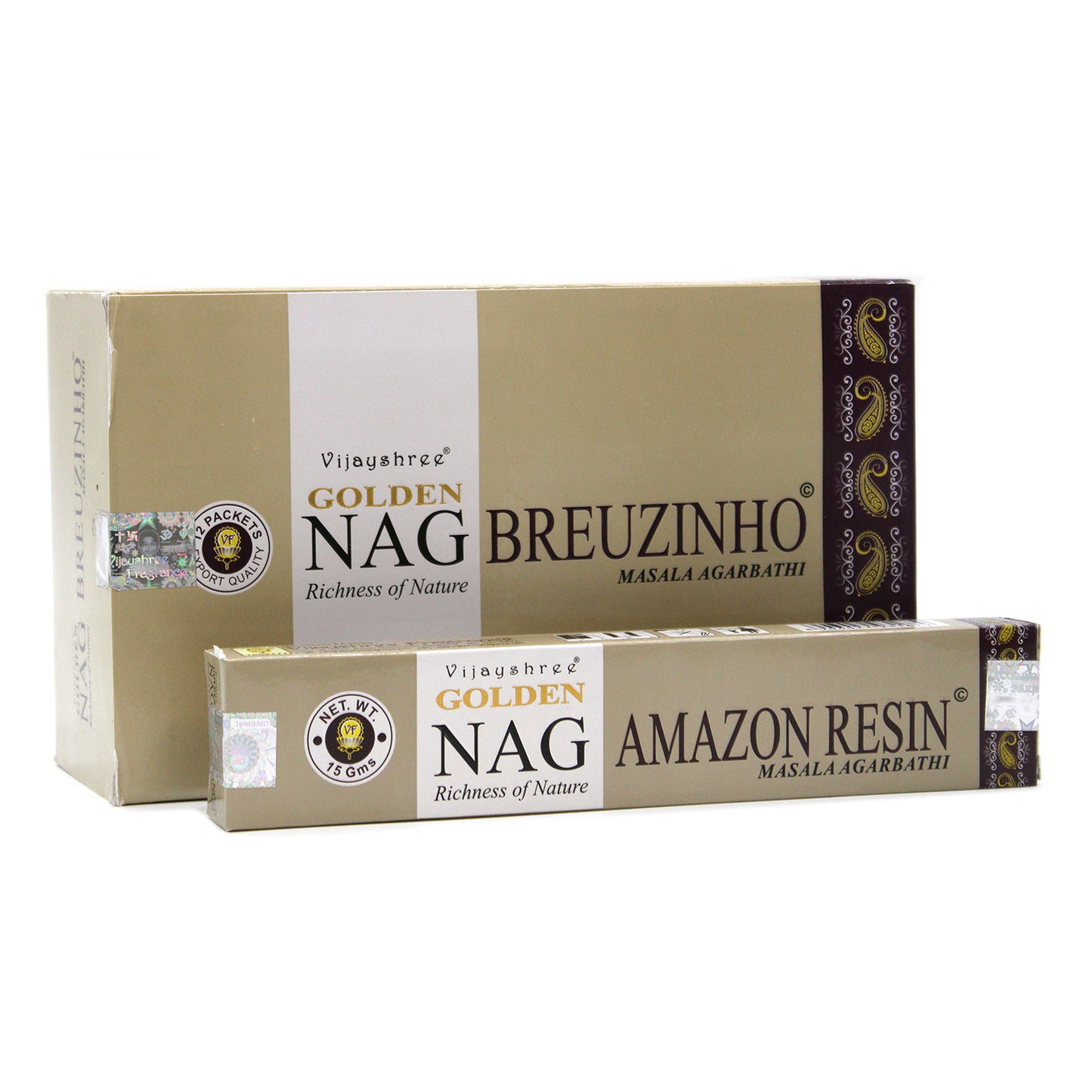 15g Golden Nag - Breuzinho Incense Sticks