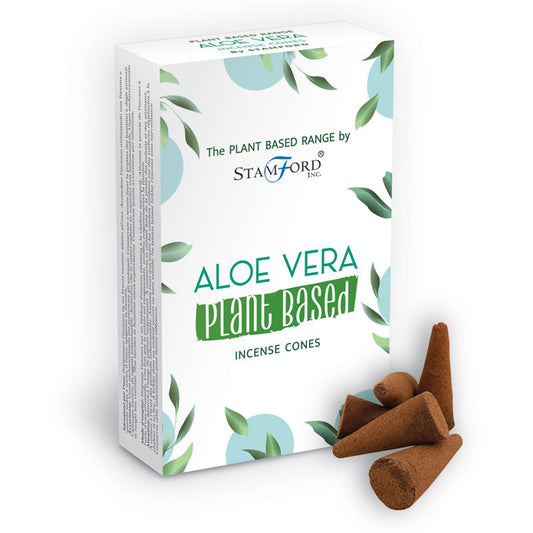 Stamford Stamford Plant Based Incense Cones - Aloe Vera