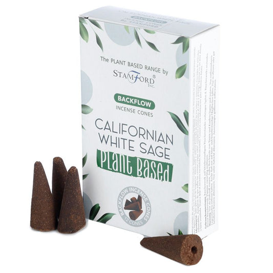 Stamford Plant Based Backflow Incense Cones - Californian White Sage