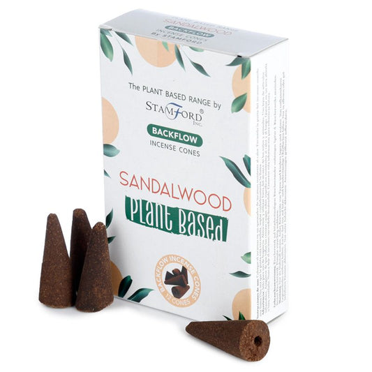 Stamford Plant Based Backflow Incense Cones - Sandalwood