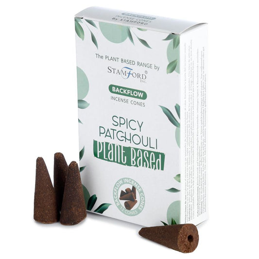 Stamford Plant Based Backflow Incense Cones - Spicy Patchouli