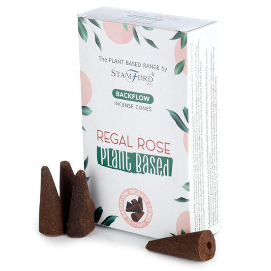 Stamford Plant Based Backflow Incense Cones - Regal Rose