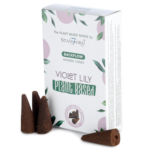 Stamford Plant Based Backflow Incense Cones - Violet Lilly