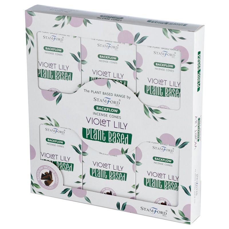 Stamford Plant Based Backflow Incense Cones - Violet Lilly