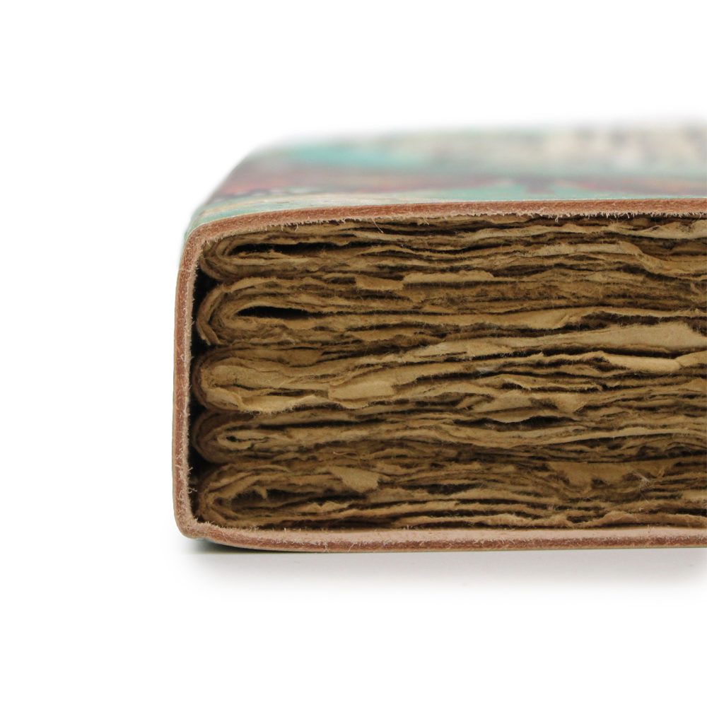 Leather Bee Kind Deckle- edge Notebook (75)