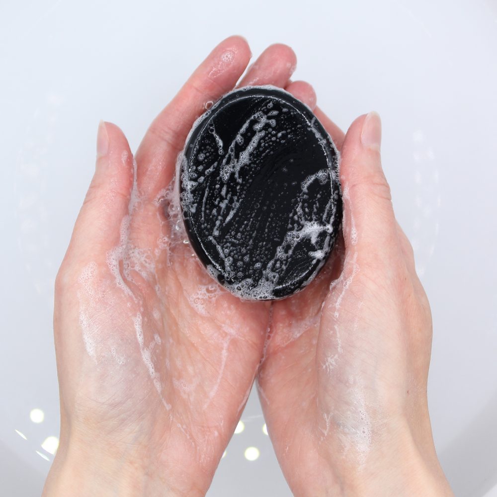 Charcoal Soap 85g - Eucalyptus and Cedarwood