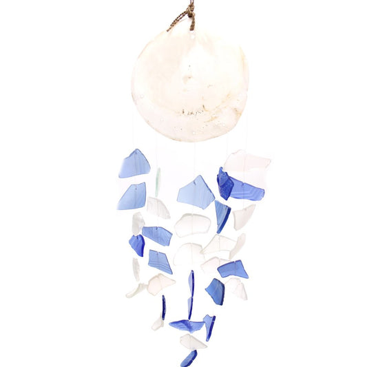 Copis and Glass Drop - Blue and White Glass