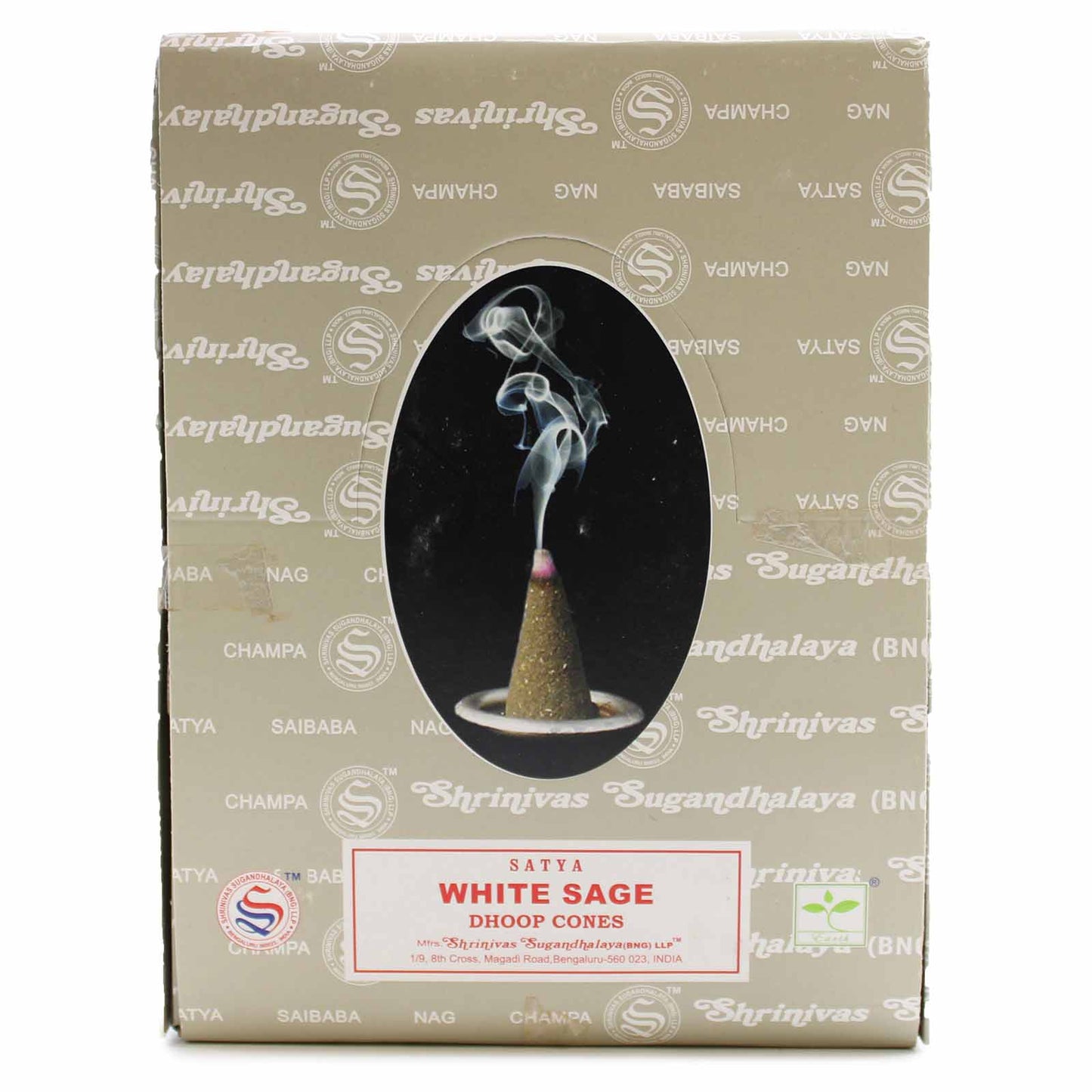 Satya White Sage Dhoop Cones