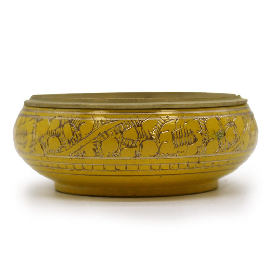 Charcoal Incense Burner - Solar Plexus Chakra