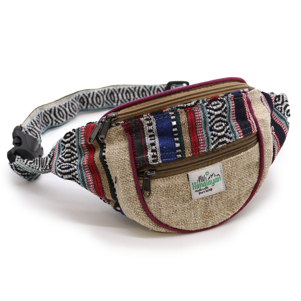 Bum Bag - Hemp and Cotton (assorted)