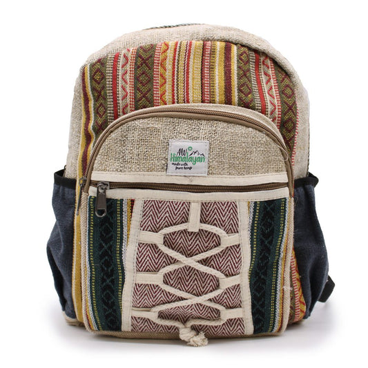 Small Backpack - Rope and Pockets Style