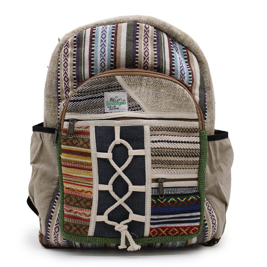 Large Backpack - Rope and Pockets Style
