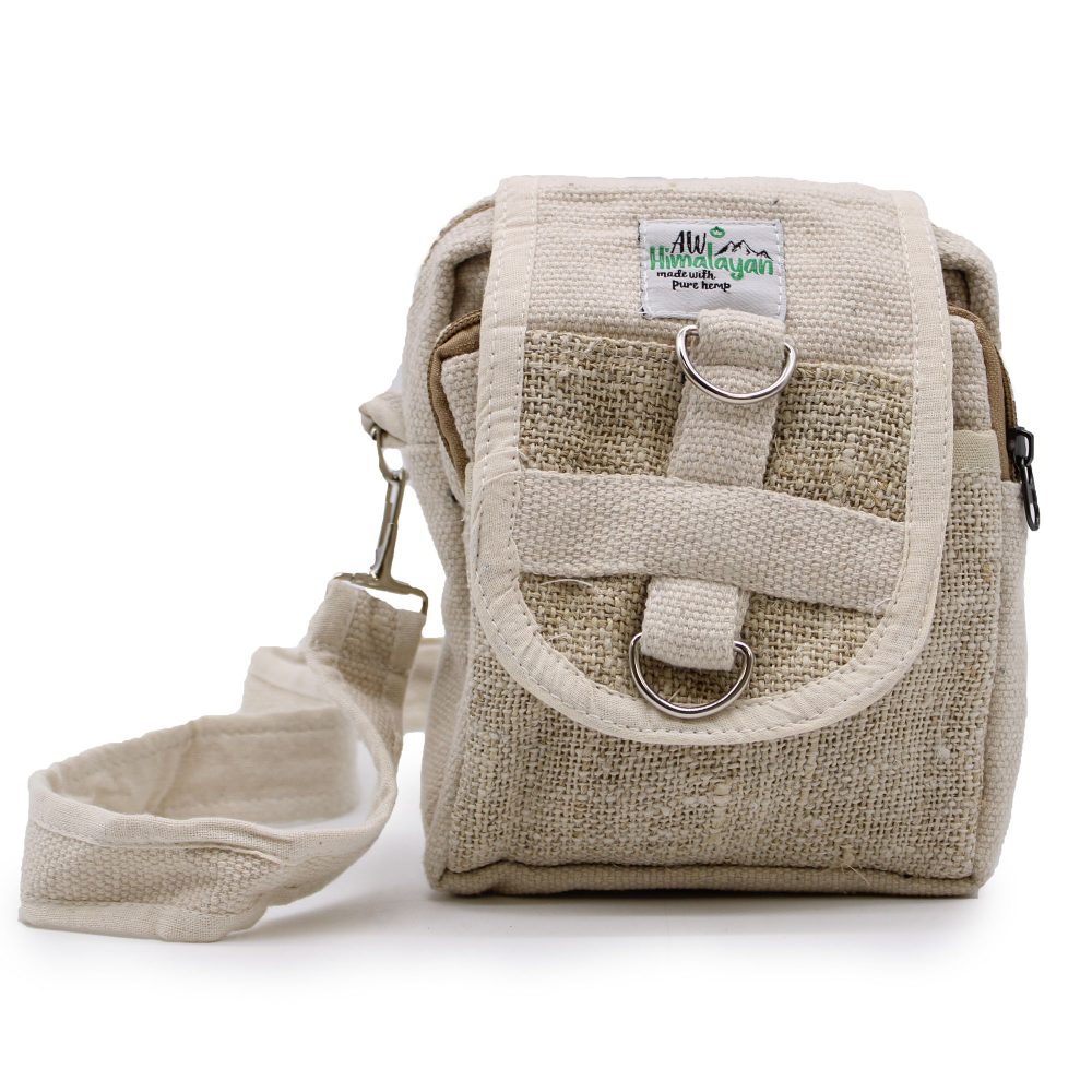 Body - Cross Natural Hemp and Cotton Travel Bag