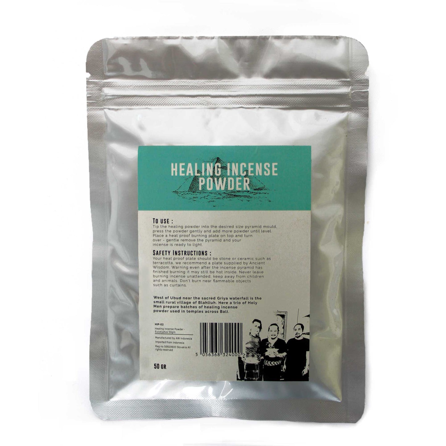 Healing Incense Powder Eucalyptus 50gm