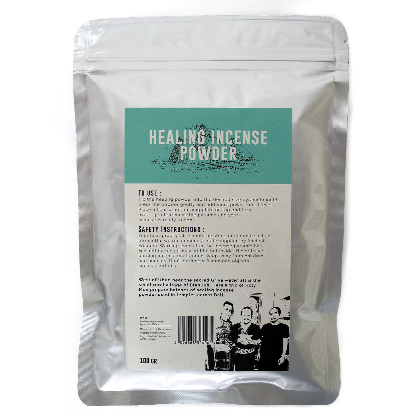 Healing Incense Powder Eucalyptus 100gm