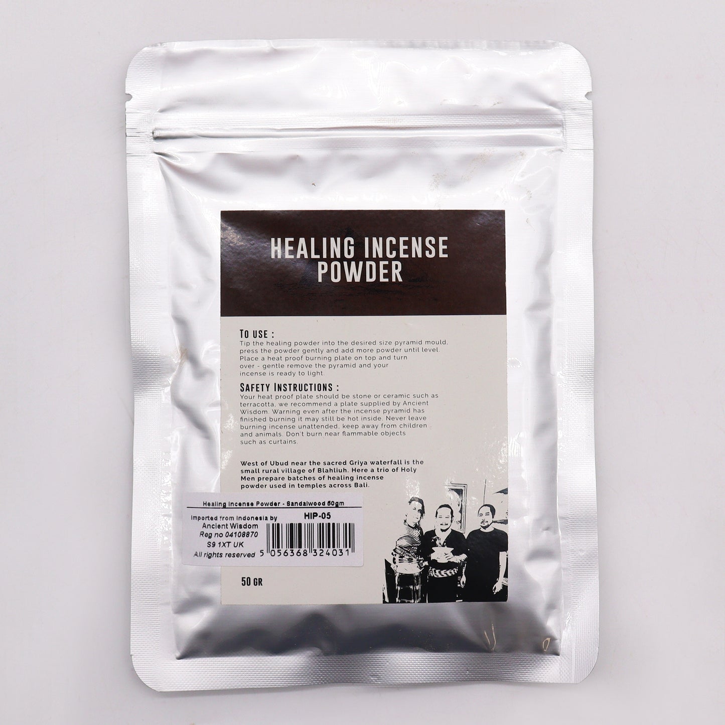 Healing Incense Powder Sandalwood 50gm