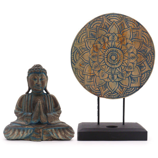 Buddha Feng Shui Set Blue