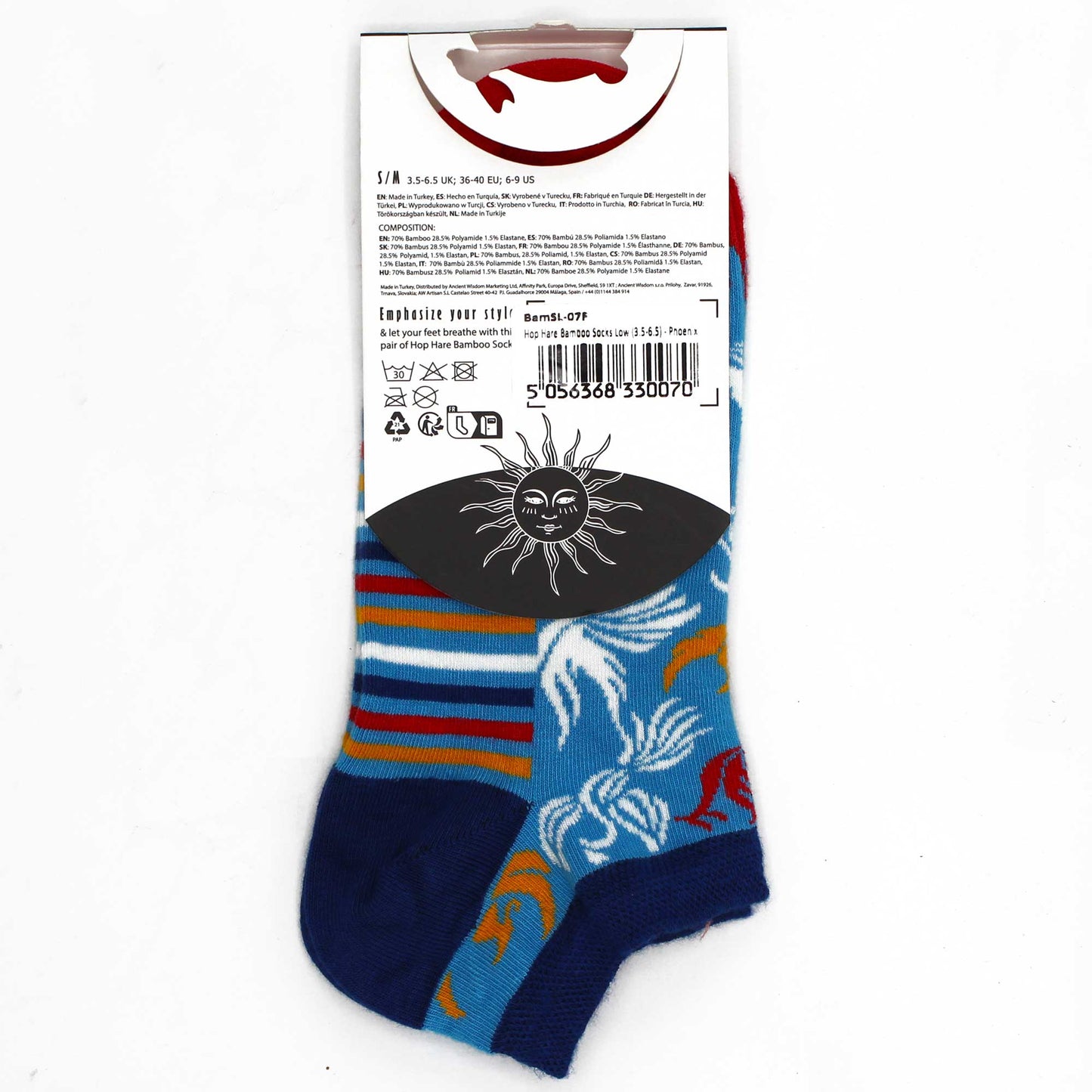 S/M Hop Hare Bamboo Socks 0 (3.5-6.5) - Phoenix