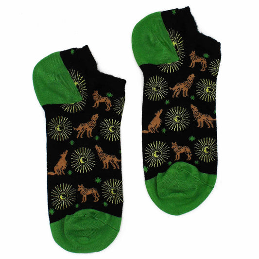 M/L Hop Hare Bamboo Socks 0 (7.5- 11.5) - Moonlight Wolfs