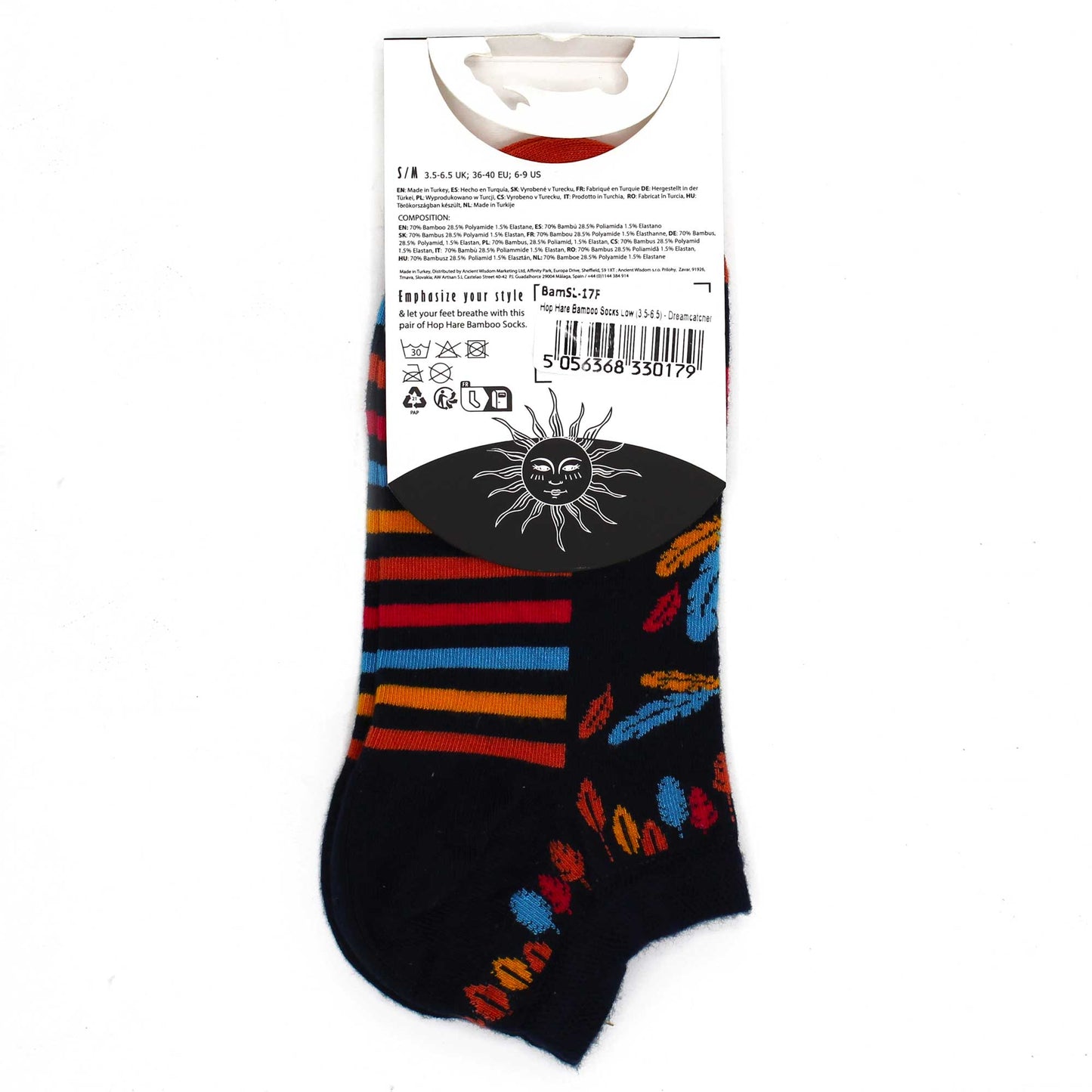 S/M Hop Hare Bamboo Socks 0 (3.5- 6.5) - Dreamcatcher