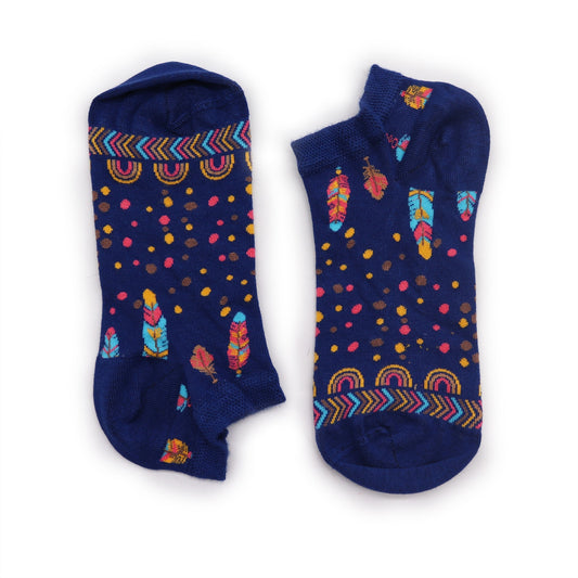 S/M Hop Hare Bamboo Socks 0 (3.5- 6.5) - Indian Feathers
