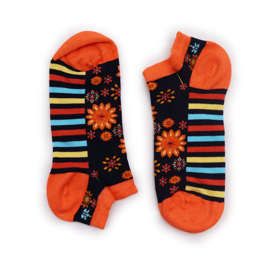 S/M Hop Hare Bamboo Socks 0 (3.5- 6.5) - Mandala Flowers