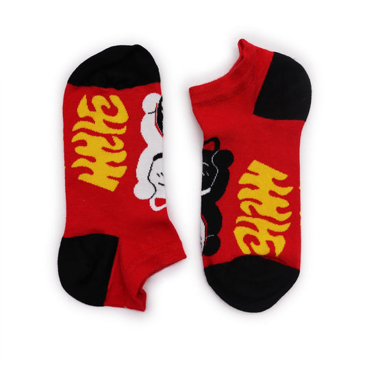 S/M Hop Hare Bamboo Socks 0 (3.5- 6.5) - Lucky Cat