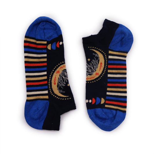 S/M Hop Hare Bamboo Socks 0 (3.5- 6.5) - Lunar Phases