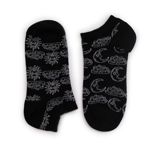 S/M Hop Hare Bamboo Socks 0 (3.5- 6.5) - Day and Night