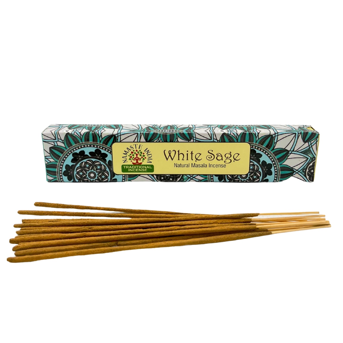 Namaste Mandala Masala Incense Sticks - White Sage